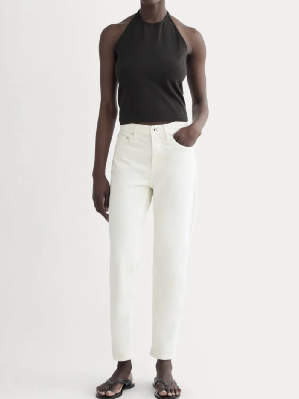 Everlane The Super-Soft Relaxed Jean - Bone - Size 30